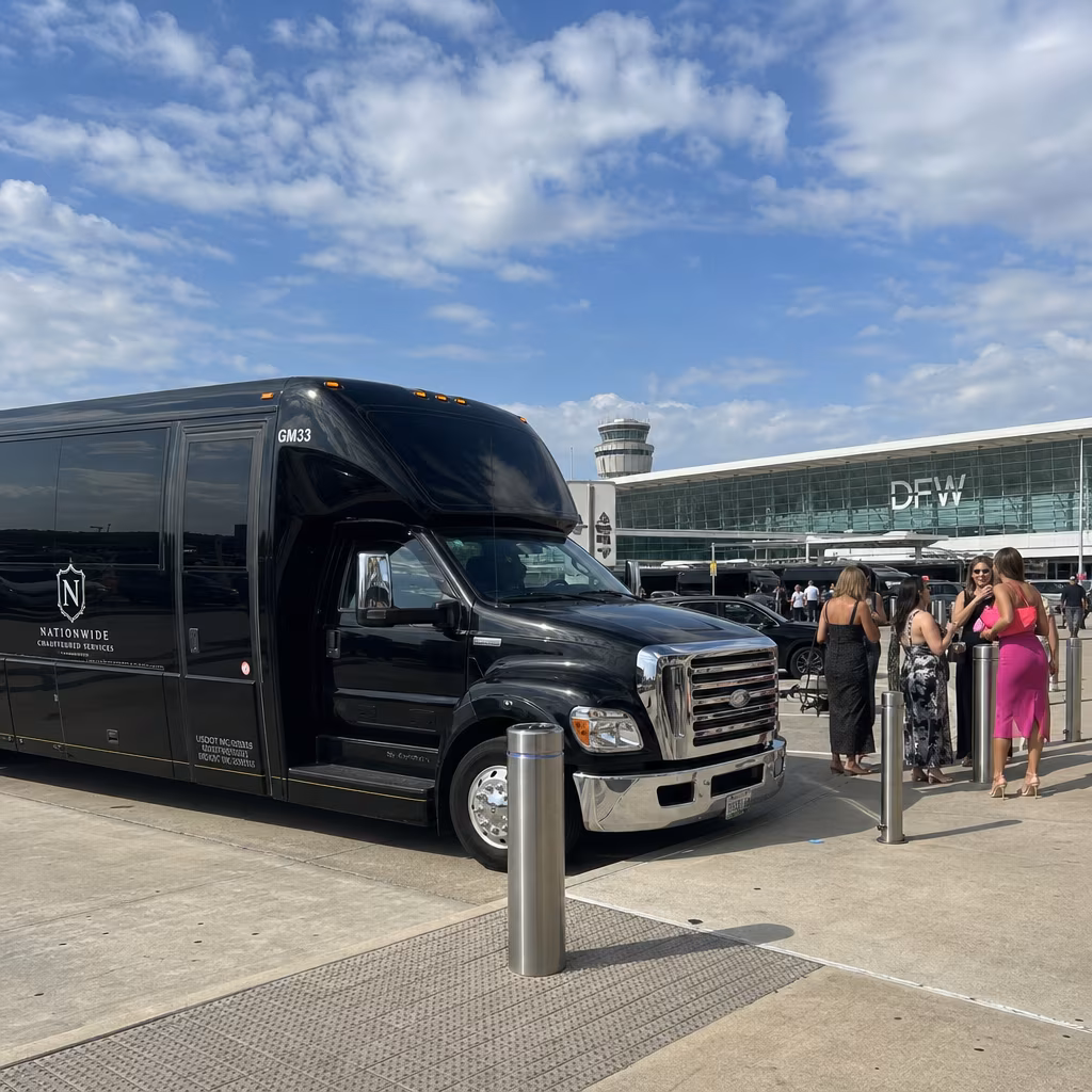 Rent a Bus to DFW International Airport