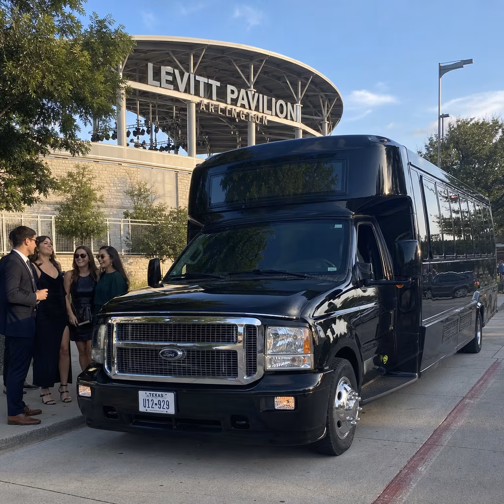 Rent a Bus to Levitt Pavilion Arlington