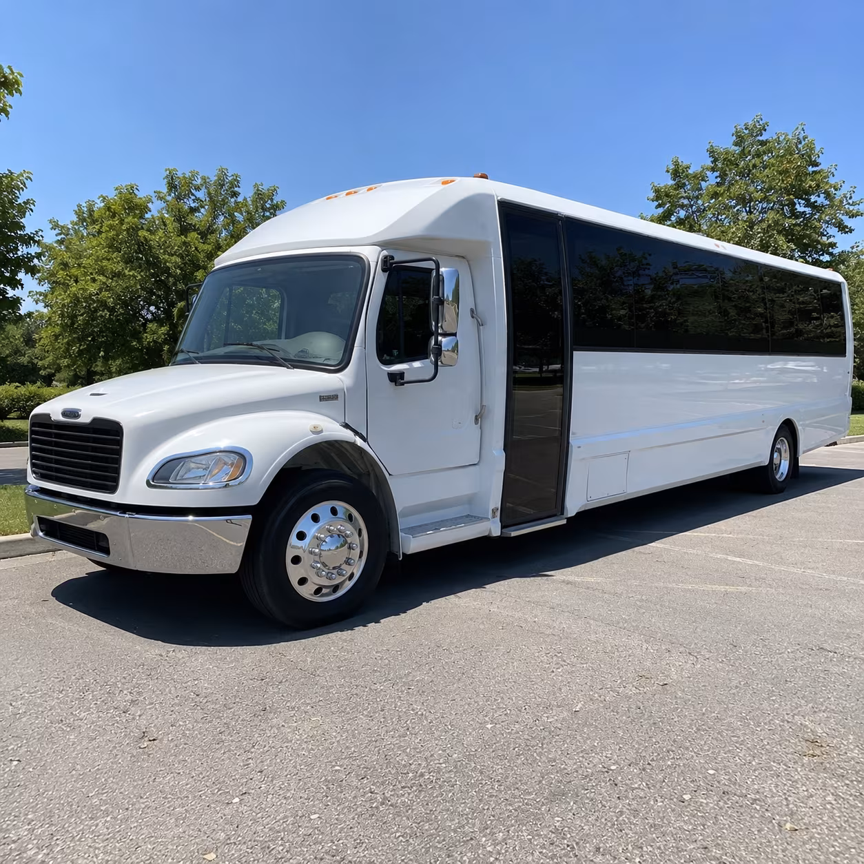 Arlington Airport Shuttle & Transportation party bus exterior