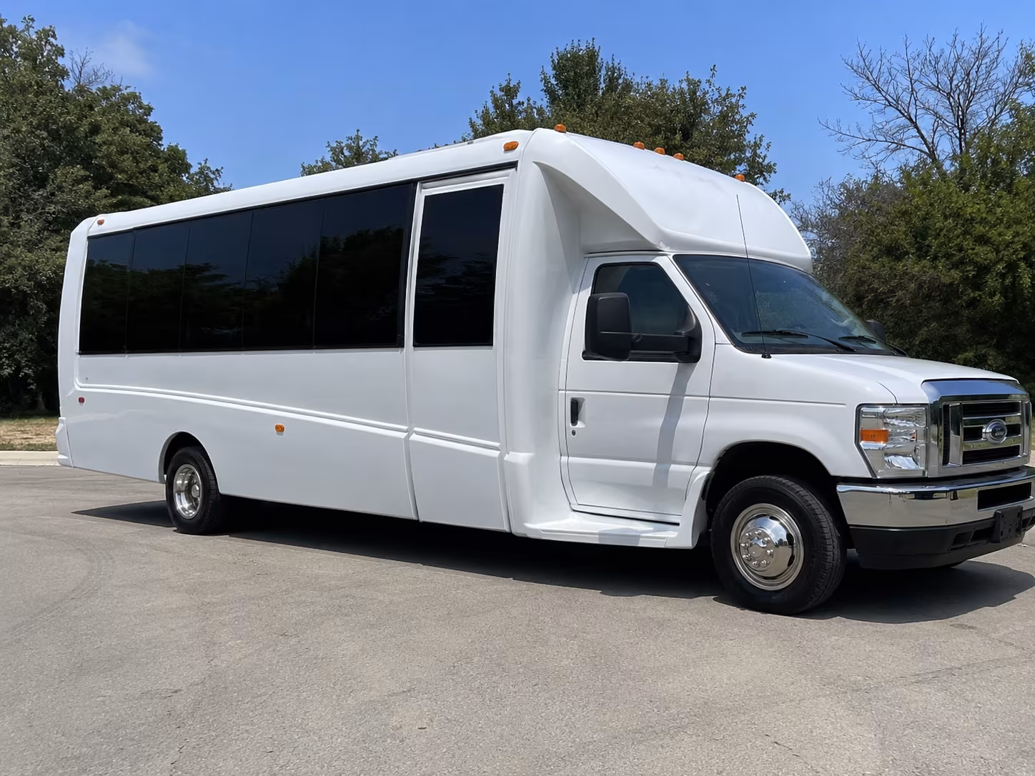 Arlington Bachelor & Bachelorette Transportation party bus exterior
