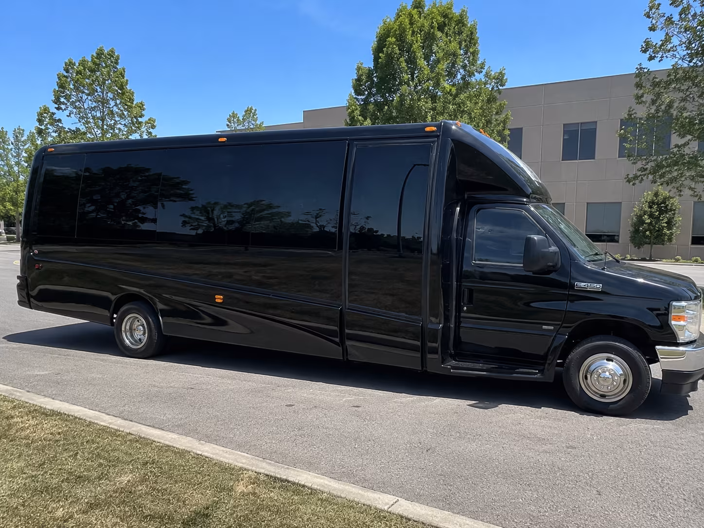 Arlington Birthday, Sweet 16, & Quinceañera Transportation party bus exterior