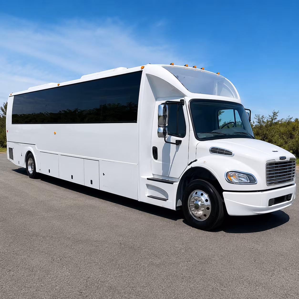 Arlington Concert & Music Festival Transportation party bus exterior