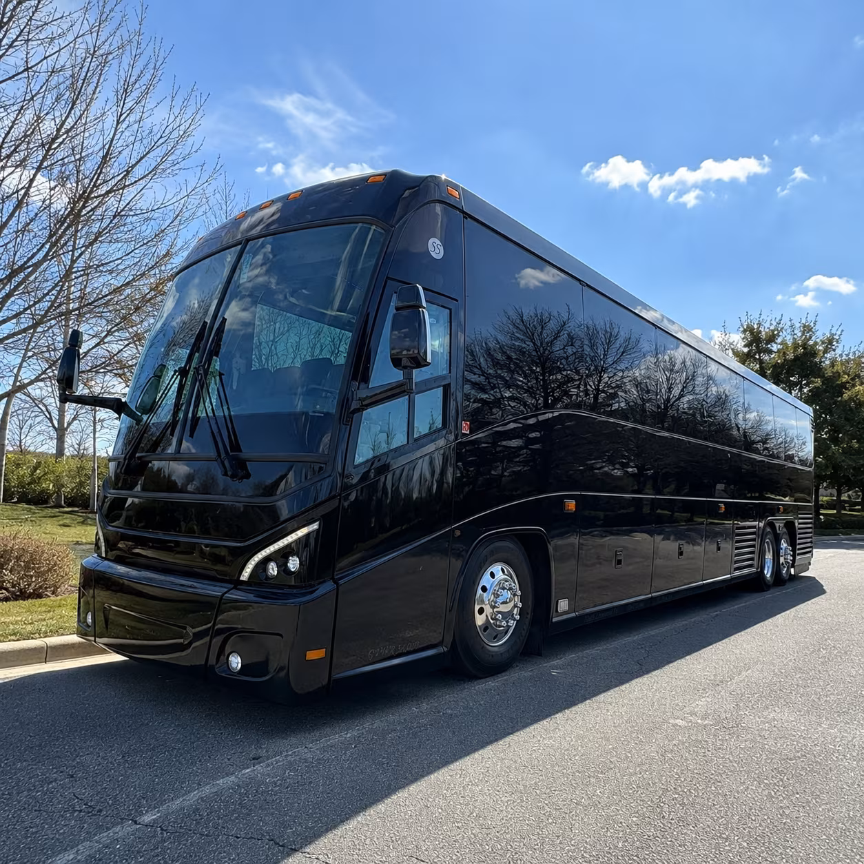 Arlington Corporate Transportation party bus exterior