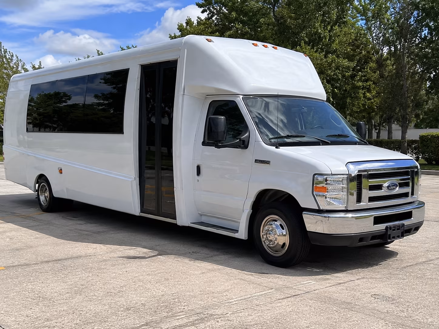 Arlington Private Event Transportation party bus exterior