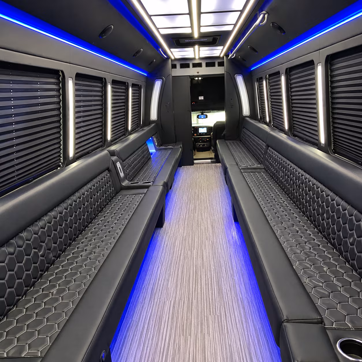 Arlington Private Event Transportation party bus exterior
