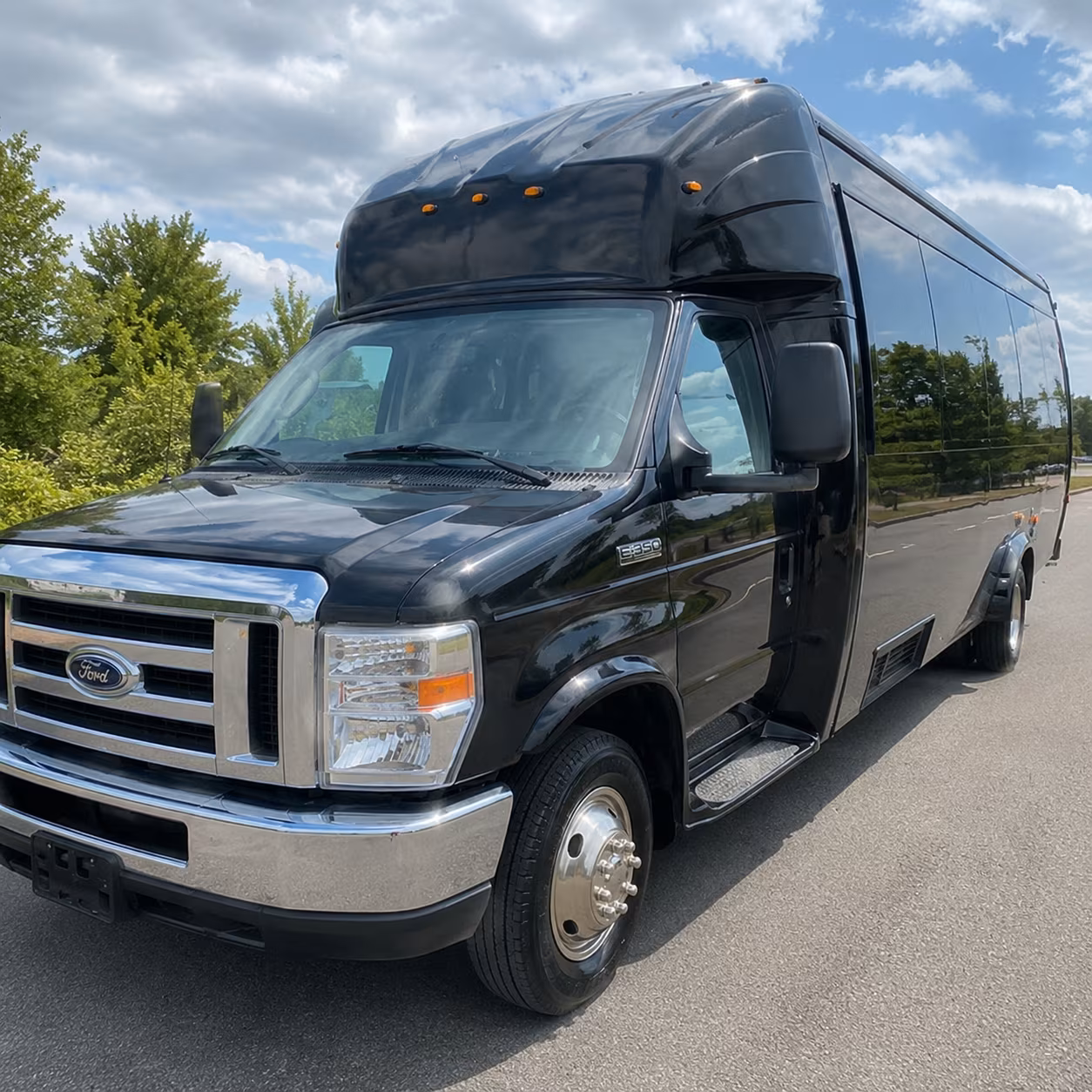 Arlington Prom & Homecoming Transportation party bus exterior