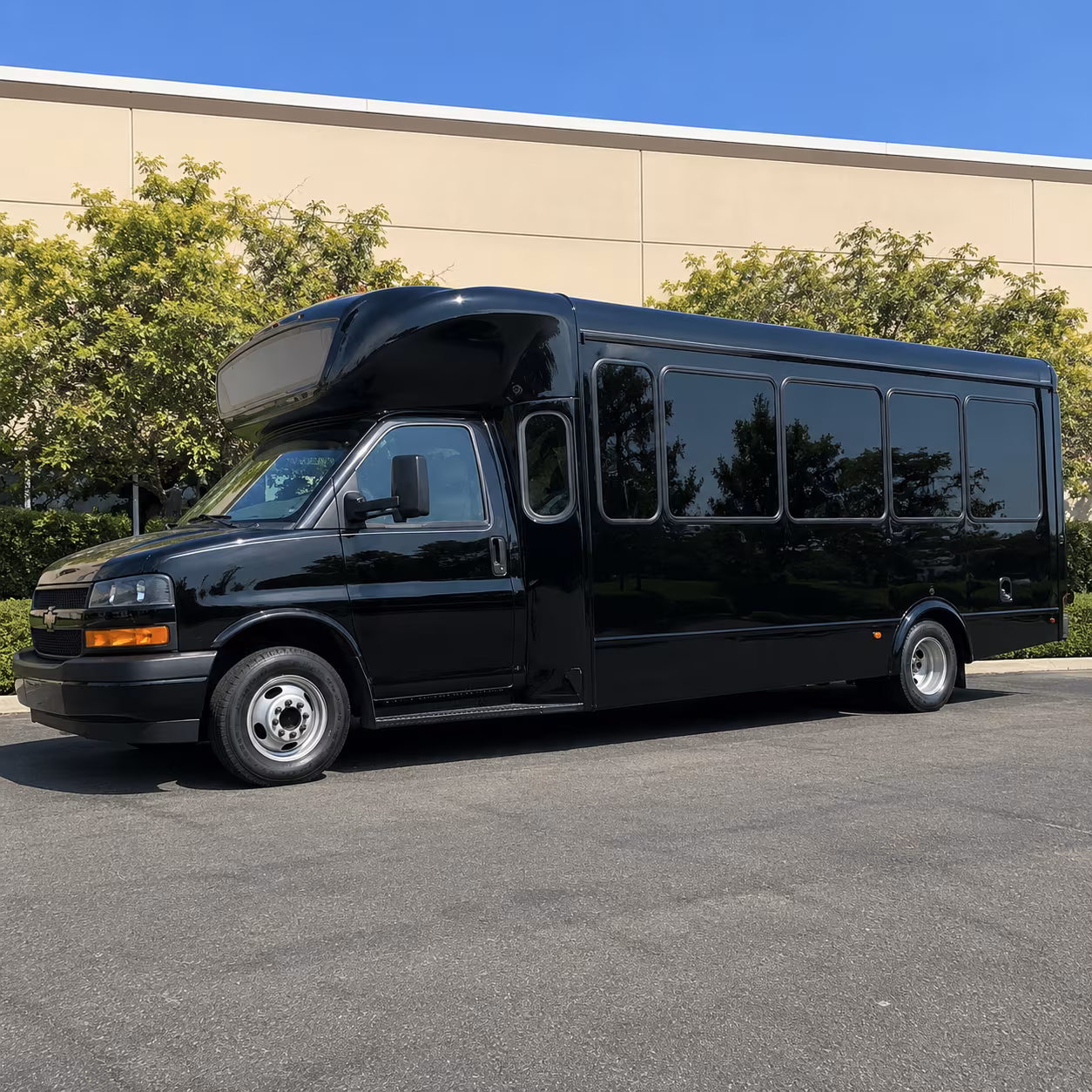 Arlington Prom & Homecoming Transportation party bus exterior