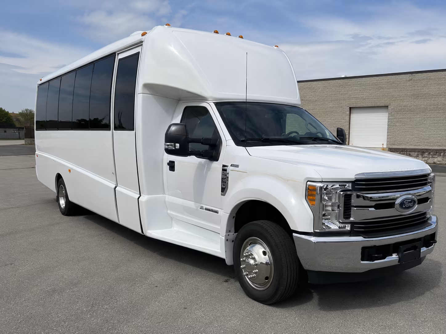 Arlington School Event Transportation party bus exterior