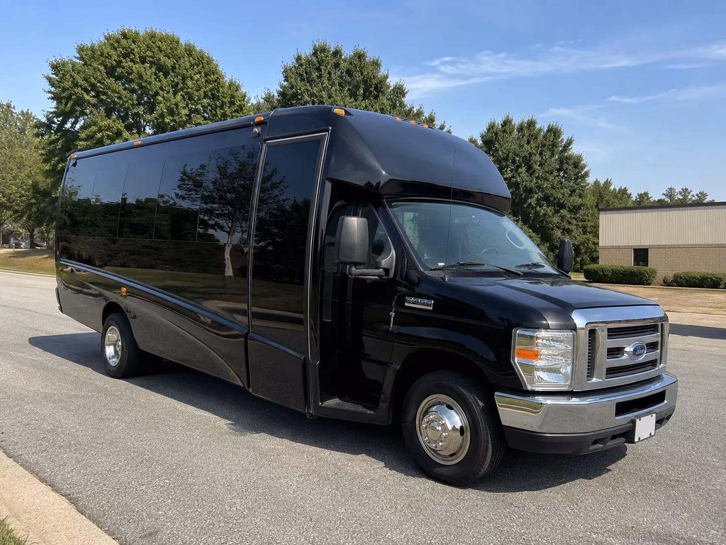 Arlington School Event Transportation party bus exterior