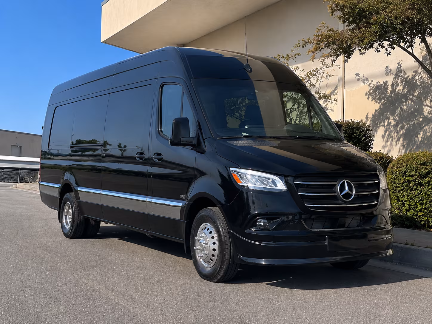 Arlington School Event Transportation party bus exterior