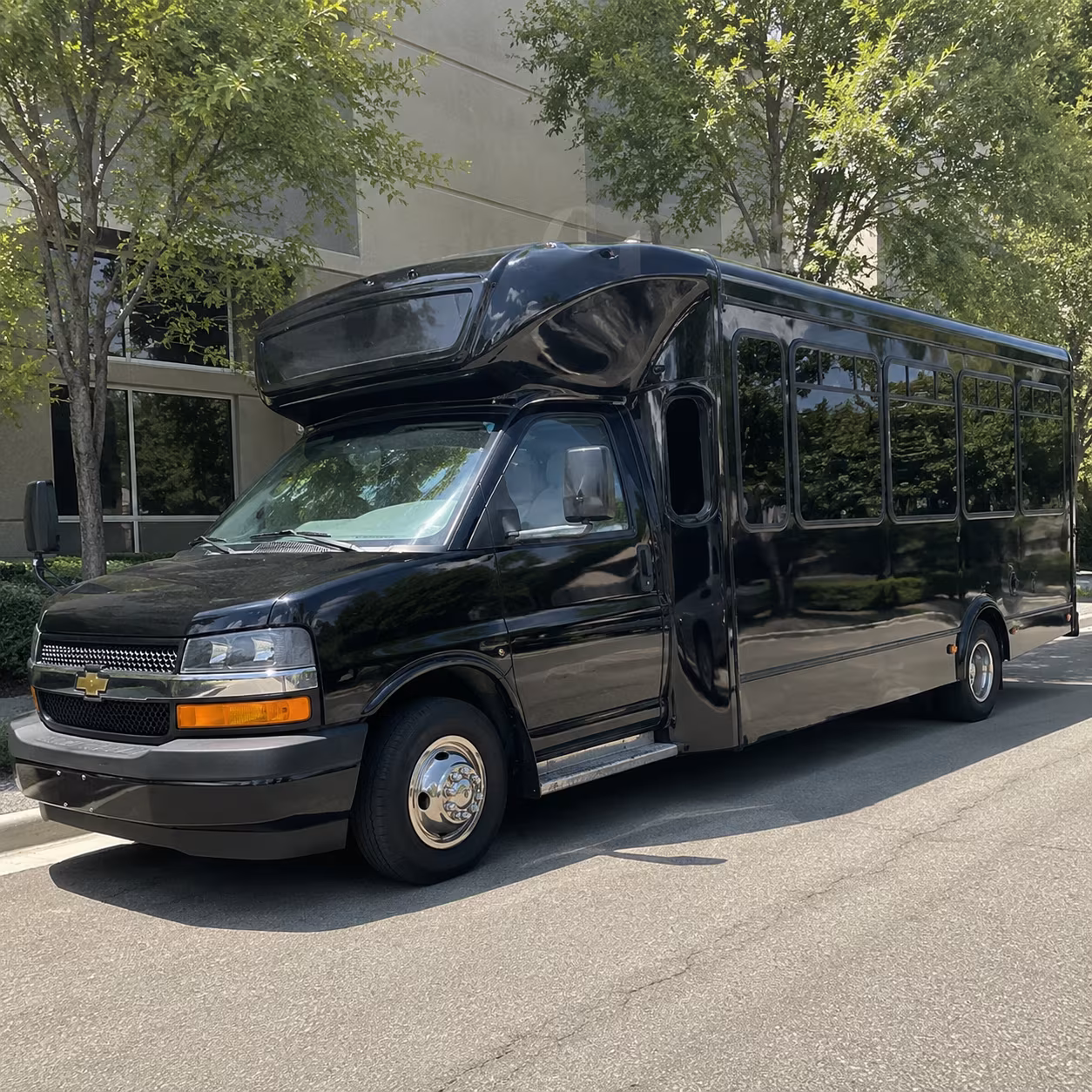 Arlington Wedding Transportation onboard seating