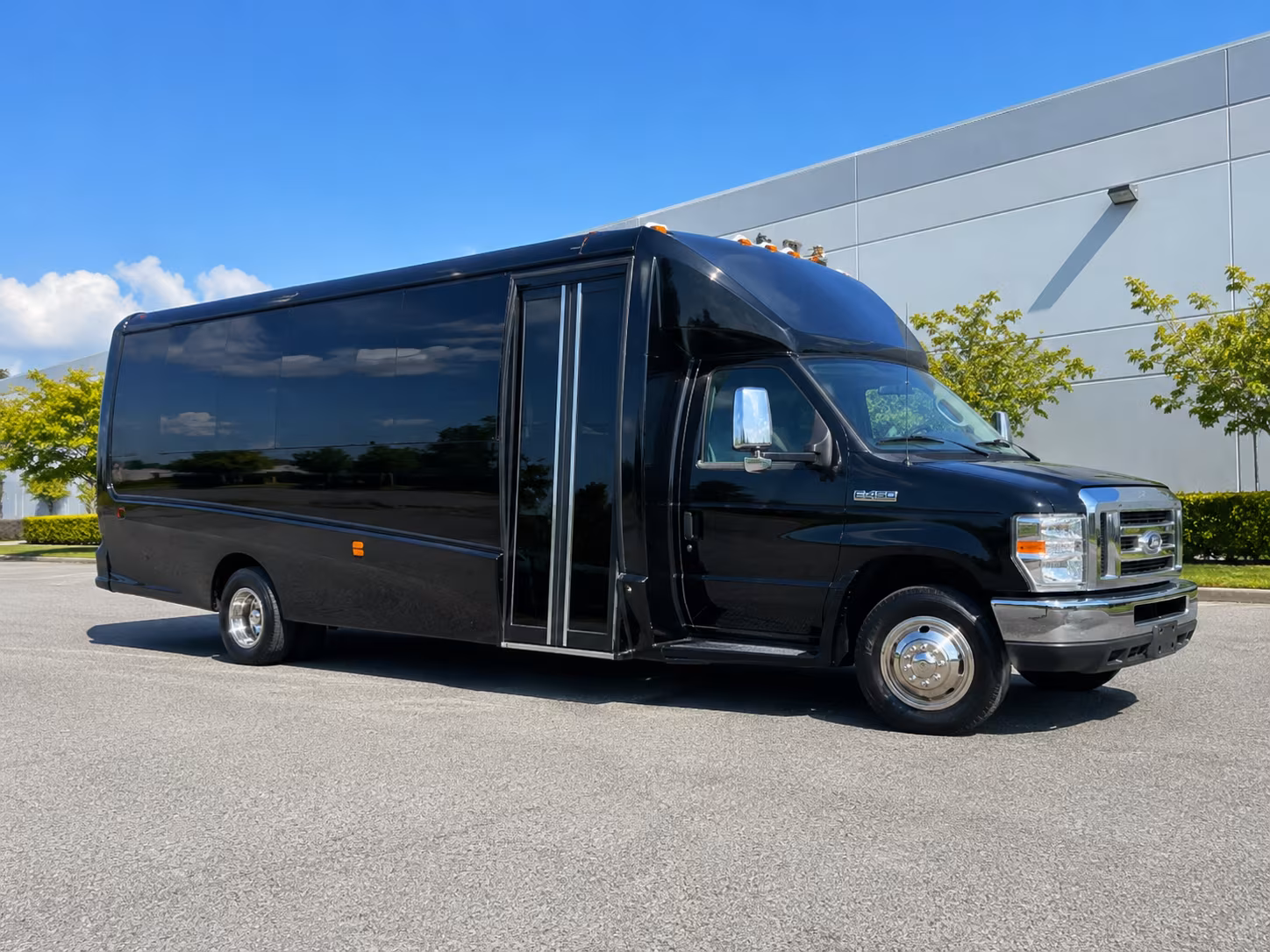 Arlington Wedding Transportation party bus interior