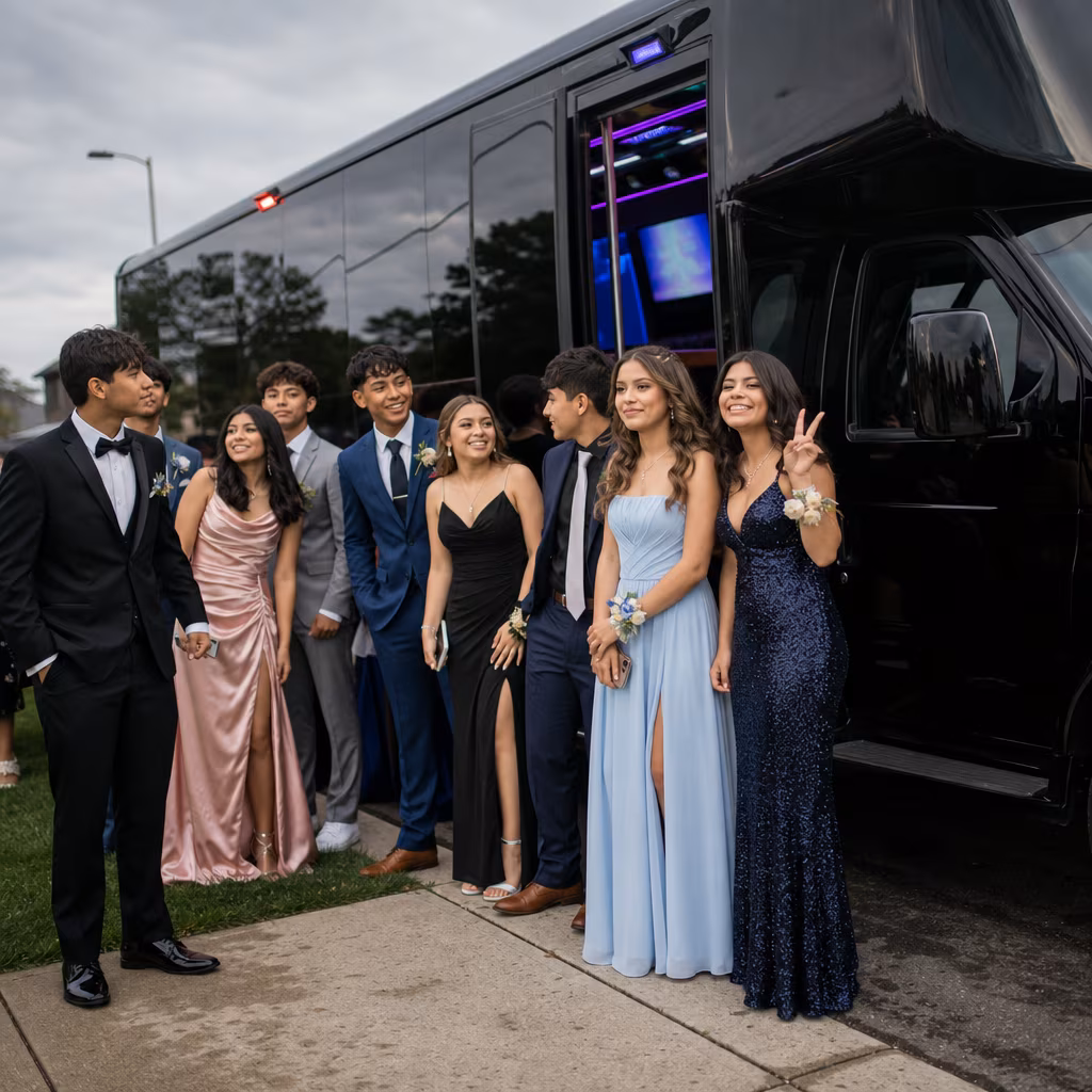 Arlington Prom Party Bus Rental