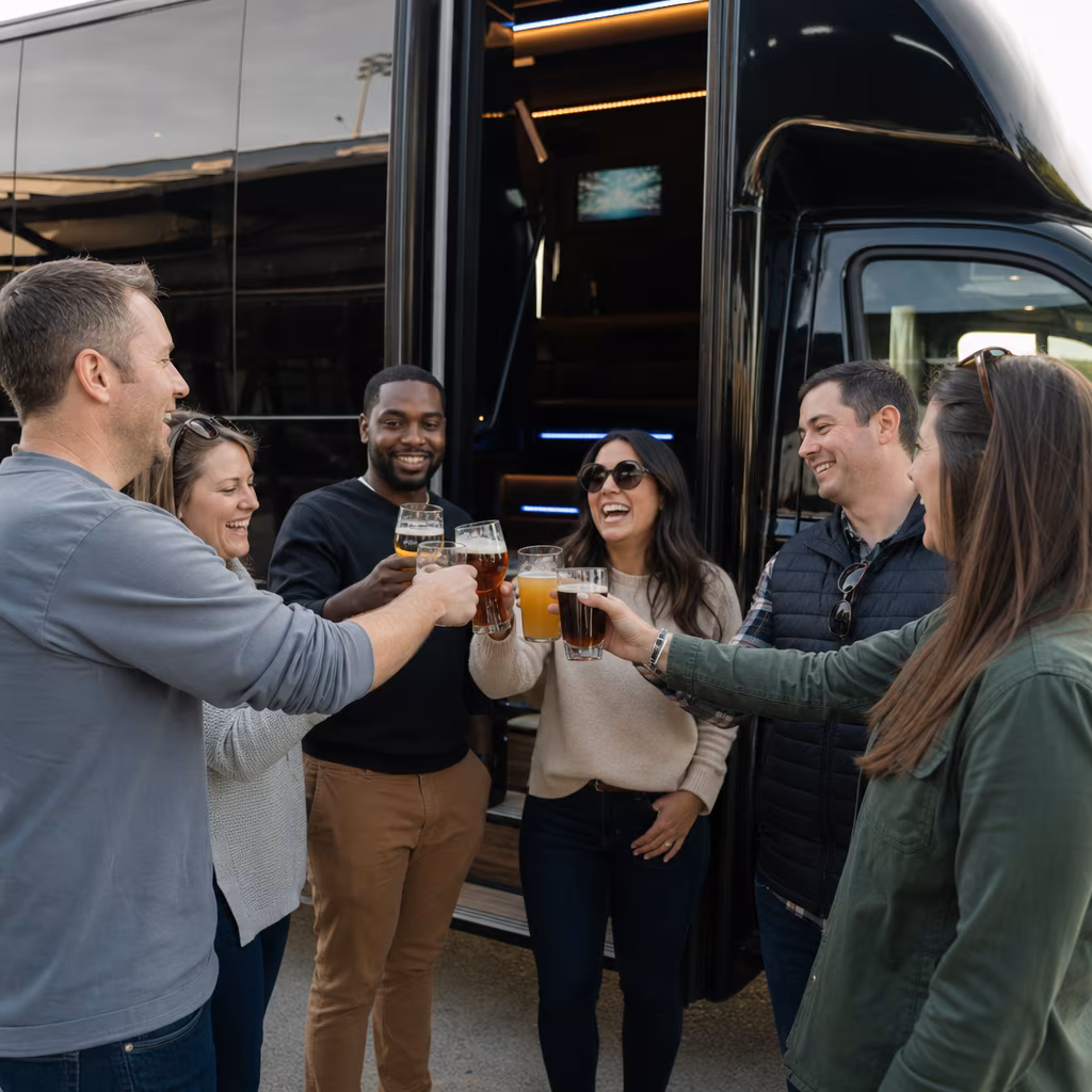Arlington Winery Tour & Pub Crawl Transportation